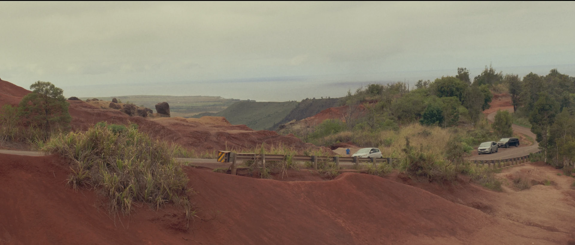 Clay road.